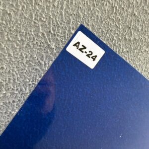 Chapa Acrílico Cor Azul Translucido Cod: 24 / 50cm X 40cm X 2mm