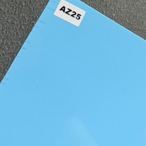 CHAPA ACRÍLICO COR AZUL CLARO COD: 25 50CM X 40CM  X 2MM