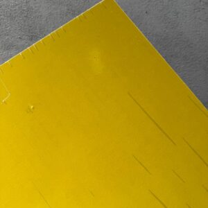 Chapa Mdf Amarelo 3mm Placa 60cm X 40cm 1 Face