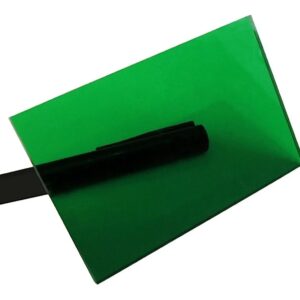 Chapa Placa Acrílico Verde Translucido Cod: 82 / 50cm X 40cm X 2mm