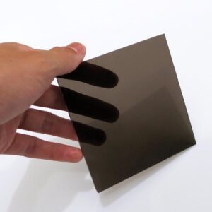 Chapa Ps Poliestireno Fumê 50cm X 50cm X 3mm