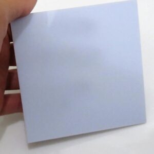 Chapa Ps Poliestireno Branco Leitoso 50cm X 50cm X 4mm
