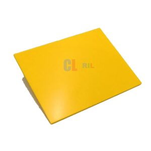 2 Chapas Psai Amarelo 1mt X 50cm X 1mm Similar Ao Acrilico