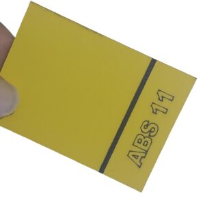 Chapa Abs Dupla Camada Amarelo/preto 60cmx40cmx 1.3 COD: 11