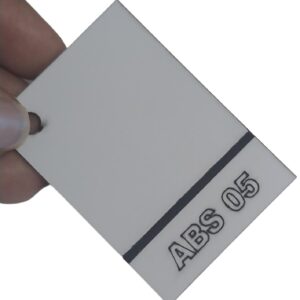 Chapa Abs Dupla Camada Branco /preto 60cmx40cmx 1.3 COD: 05