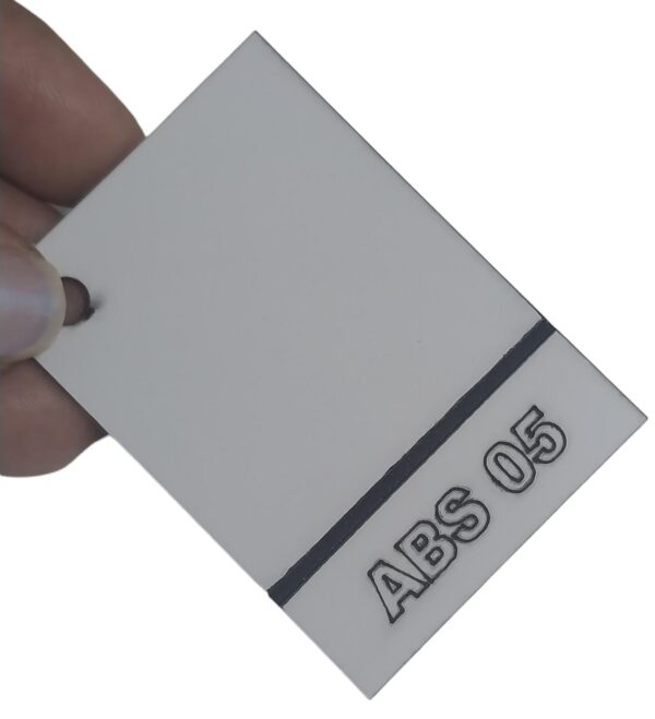 Chapa Abs Dupla Camada Branco /preto 60cmx40cmx 1.3 COD: 05