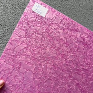 Chapa Acrílico Fantasia Rosa Claro 50cm X 40cm X 2mm Fa1560