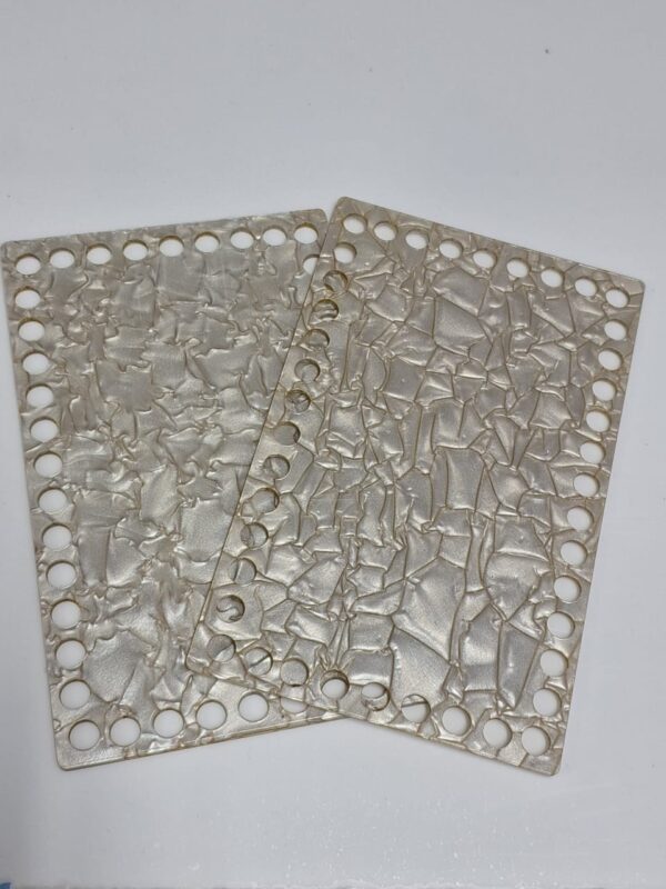 Base de Acrilico para Bolsa Cor Bege  17.5 cm x 11cm - Imagem 2