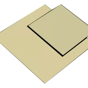 Espelho Acrilico Dourado Adesivado 50cmx50cmx2mm Esp Sticker