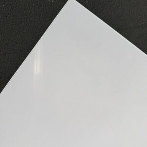 Chapa Placa Acrílico Cor Branco 50cm X 40cm X 2mm