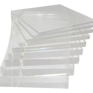 Placa Chapa Acrílico Cristal Transparente 57cm X 34cm X 1mm