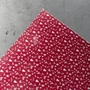 Chapa Mdf Natalino Vermelho 3mm Placa 60cm X 40cm 1 Face