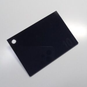 Chapa Acrilico Cast Preto 1mt X 50cm X 2mm