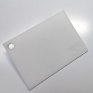 Placa Acrílico Branco Fechado 60cm x 40cm x 2mm