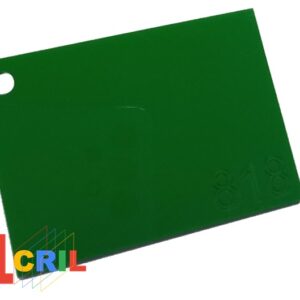 Chapa Acrílico Verde cod: VD818 Med: 50 Cm X 40 Cm X 2mm