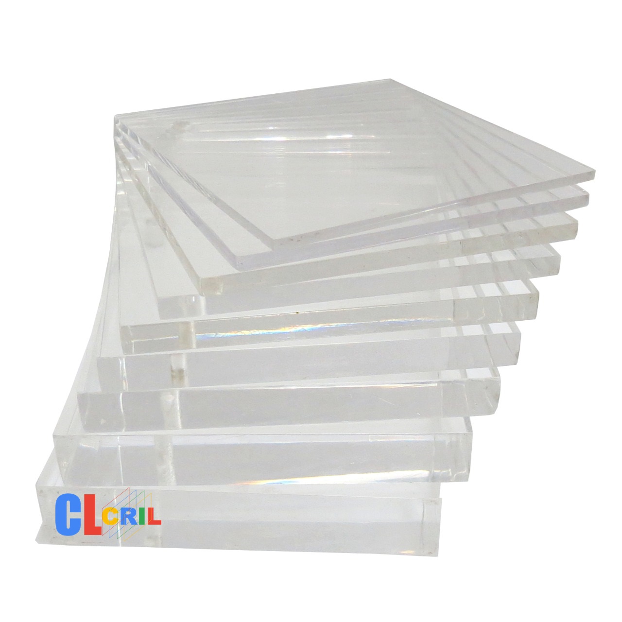 Chapa Acrílico Cristal 50cm X 50cm X 3mm Para Corte A Laser
